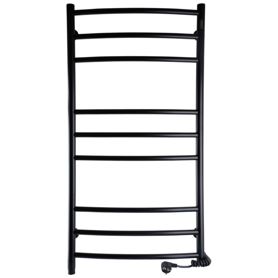 Полотенцесушитель UNIO LDE ER 1000-500-9 BLK Лесенка Дуга Элит электро