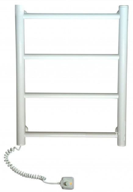 Элна Лесенка-4 Белая с регулятором t полотенцесушитель