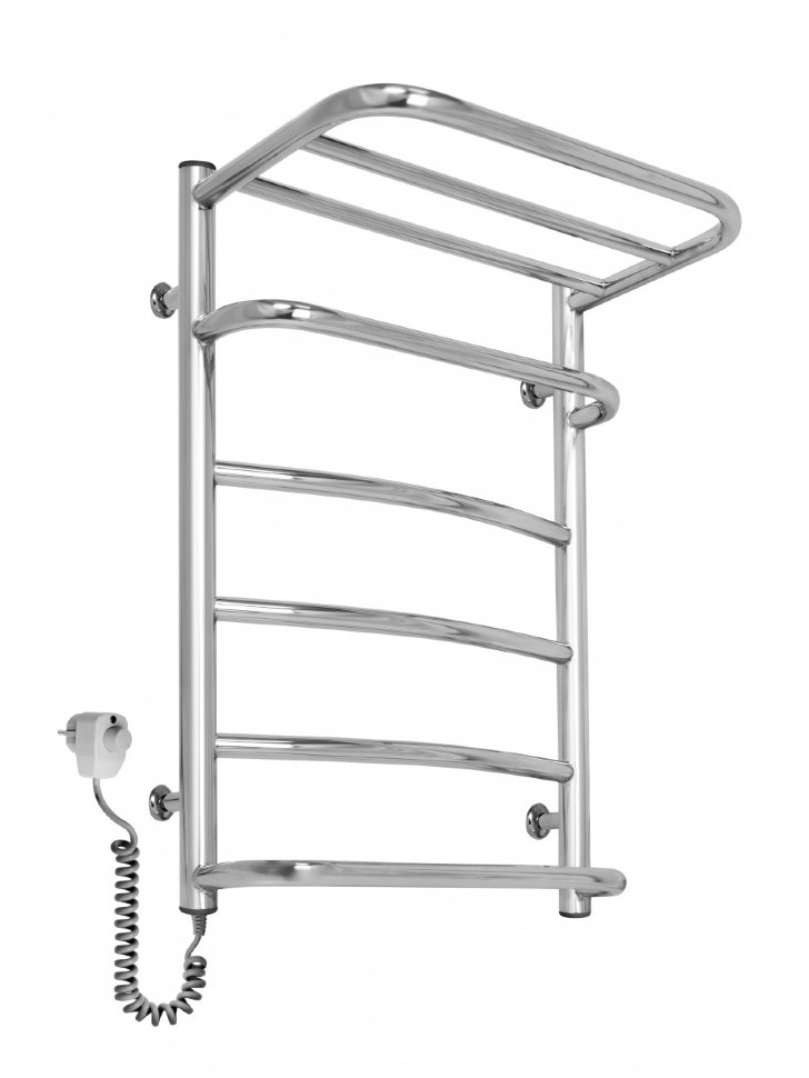 Полотенцесушитель Paladii Идеал с полкой електро 600х500 ИДе002РL