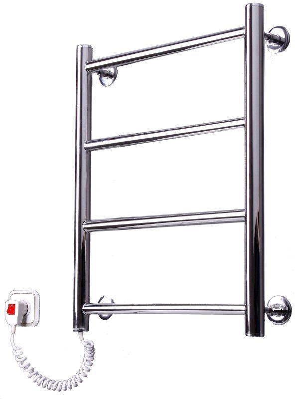 Элна Лесенка-4 Нерж. с регулятором t полотенцесушитель