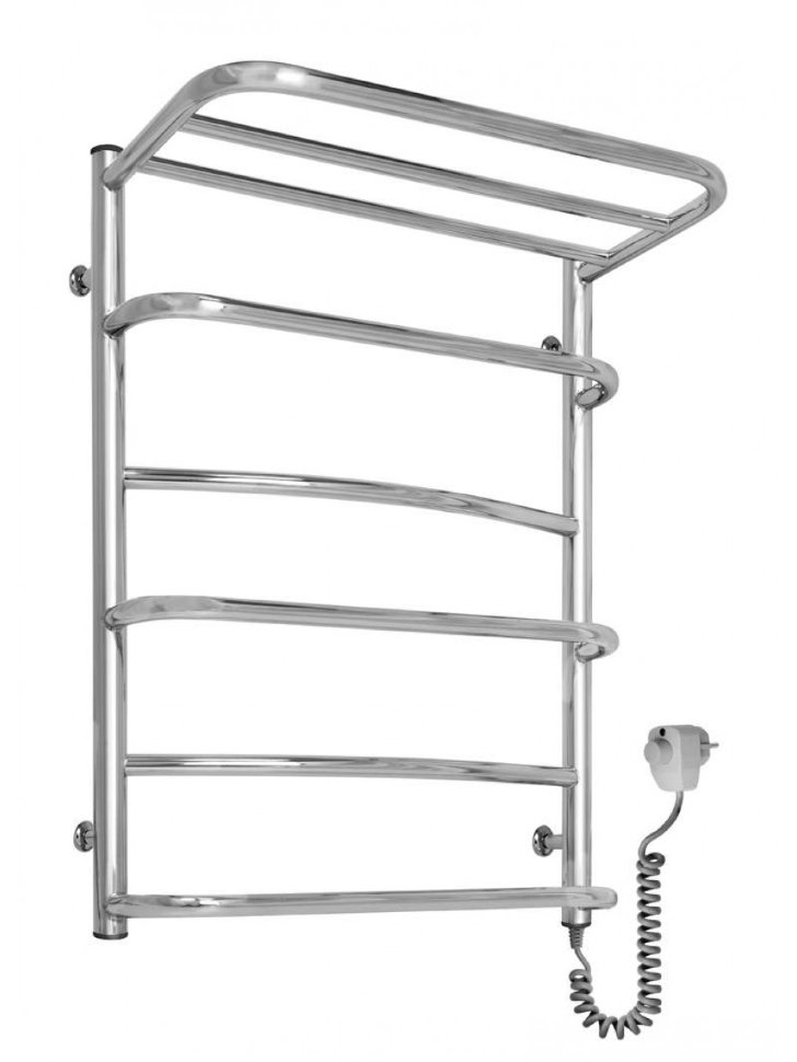 Полотенцесушитель Paladii Идеал с полкой електро 700х500 ИДе003РR