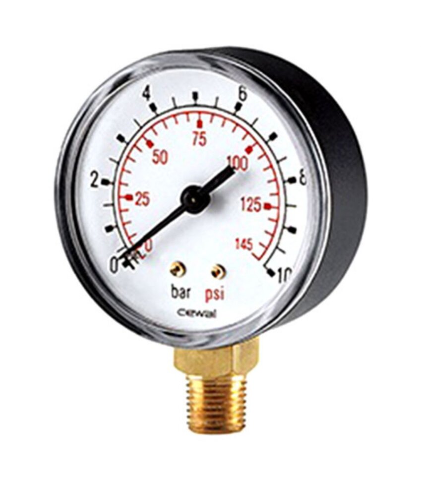 Манометр CEWAL 1/4" 10бар D63