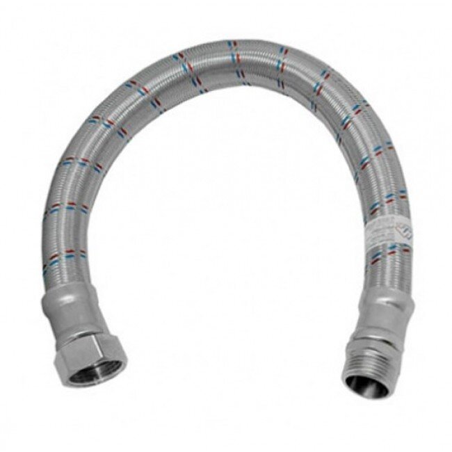 Антивибрационный шланг прямой Parigi AVC-Z DN25 1"х1" ВЗ, L=600 мм