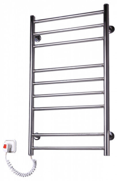 Элна Лесенка-9 Нерж. с регулятором t полотенцесушитель