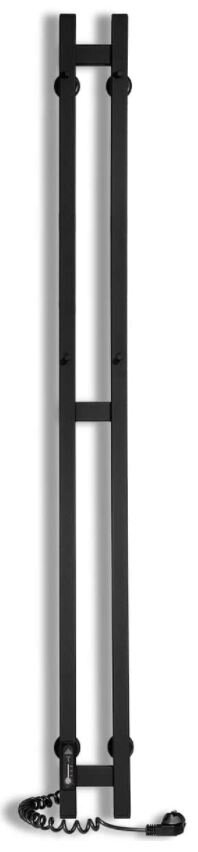 Полотенцесушитель Laris Дует ЧФЧ3 80 х 1200 Електро Левое подключение (черный) R3