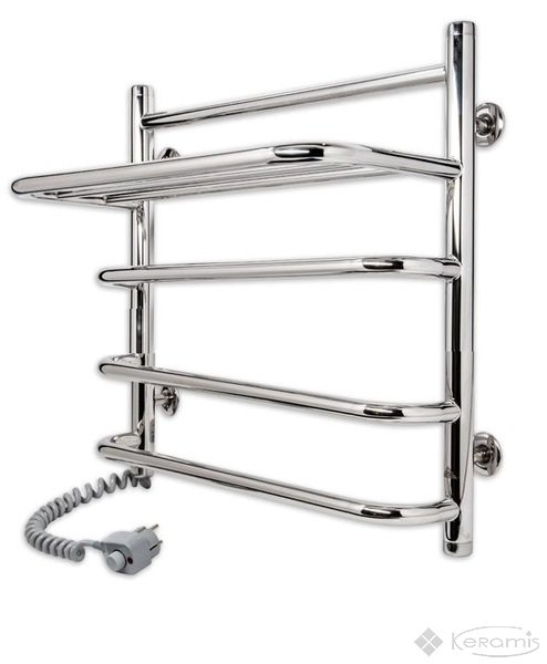 Полотенцесушитель Laris Стандарт П5 500 х 660 с полкой Электро Левая