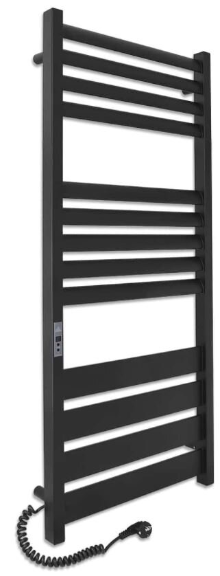 Полотенцесушитель Laris Лавина ЧФЧ13 500 х 1200 Електро Левое подключение (черный)