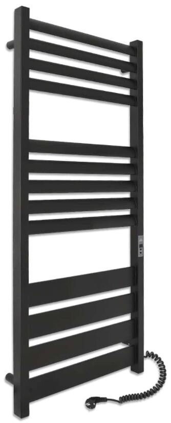 Полотенцесушитель Laris Лавина ЧФЧ13 500 х 1200 Електро Правое подключение (черный)