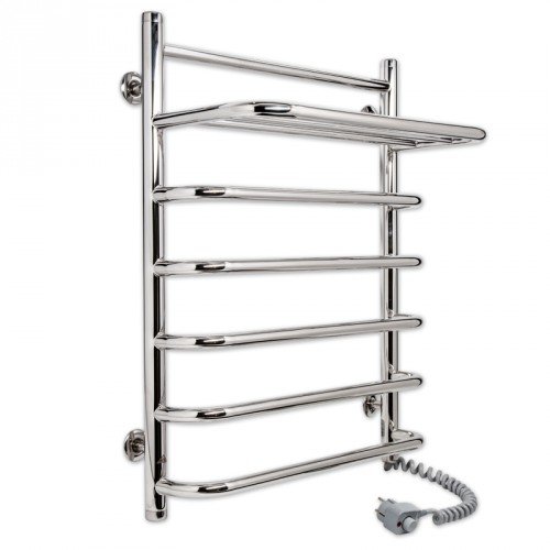 Полотенцесушитель Laris Стандарт П7 500 х 660 с полкой Электро Левая