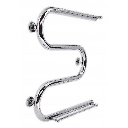 Полотенцесушитель Laris Змеевик 30 РС3 500 х 500 с 2-мя полками 1/2''