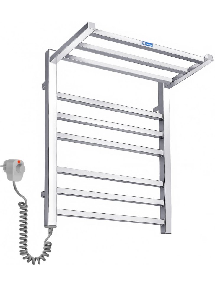 Полотенцесушитель Paladii Грация с полкой електро 700х500 ГРе001ПL