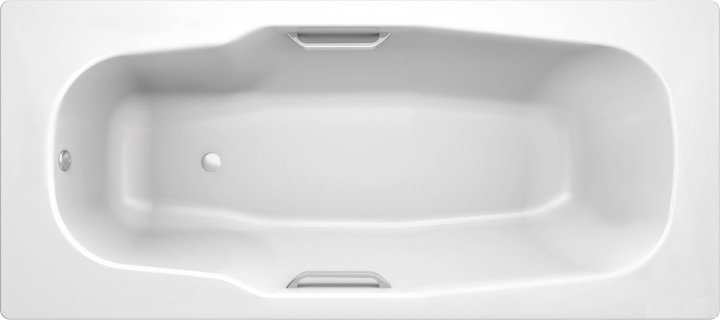 Ванна Koller Pool Atlantica 180x80, с anti-slip, с отв. под ручки КР 95948