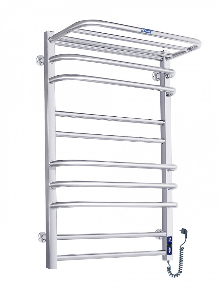 Полотенцесушитель Paladii Естет с полкой електро 800х500 ЕС004ПR