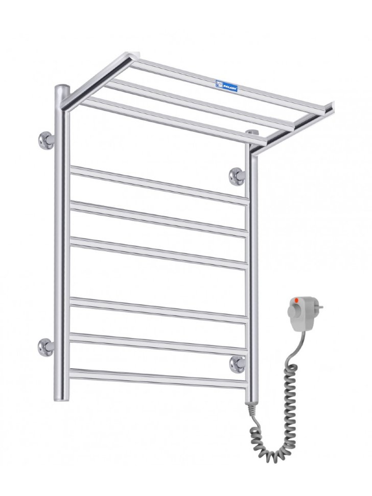 Полотенцесушитель Paladii Талия с полкой електро 700х500 ТАе001ПR
