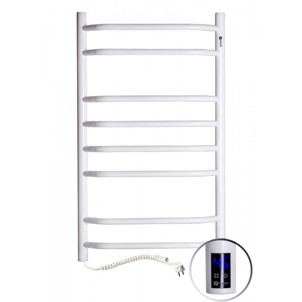 Полотенцесушитель NAVIN Блюз 480х800 левый с сенсорным таймером