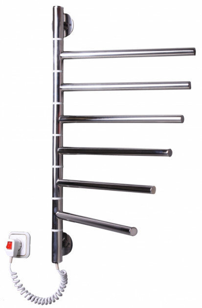 Элна Вертикаль-6 поворотная Нерж.ТР полотенцесушитель