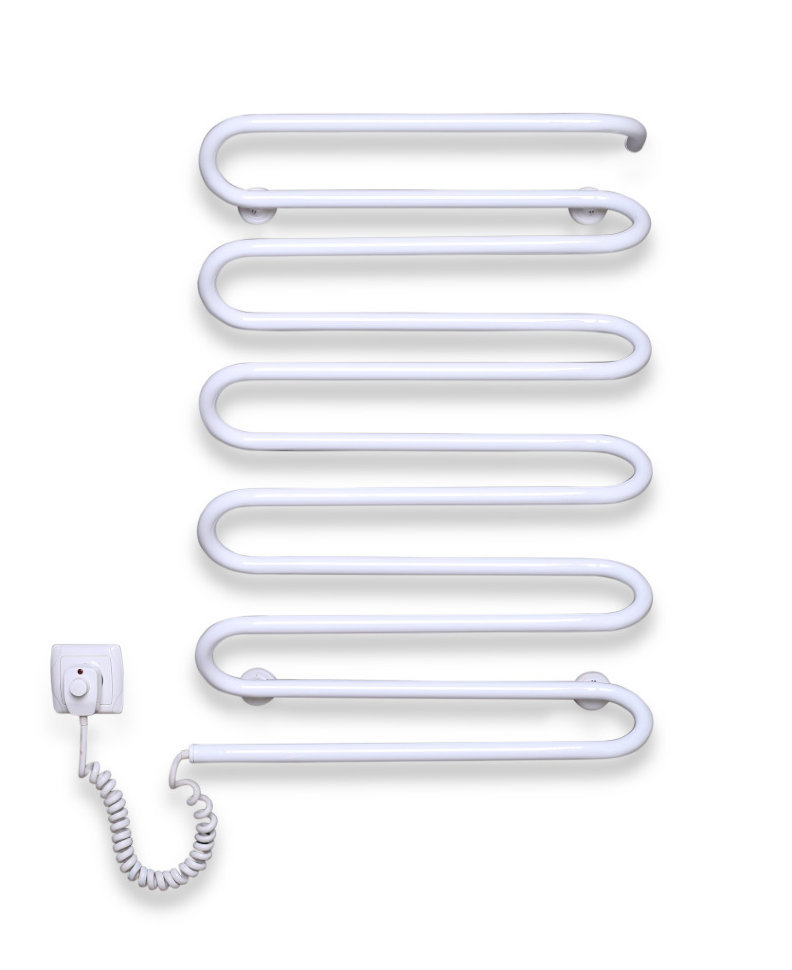 Элна Волна 11 Белая с регулятором t полотенцесушитель