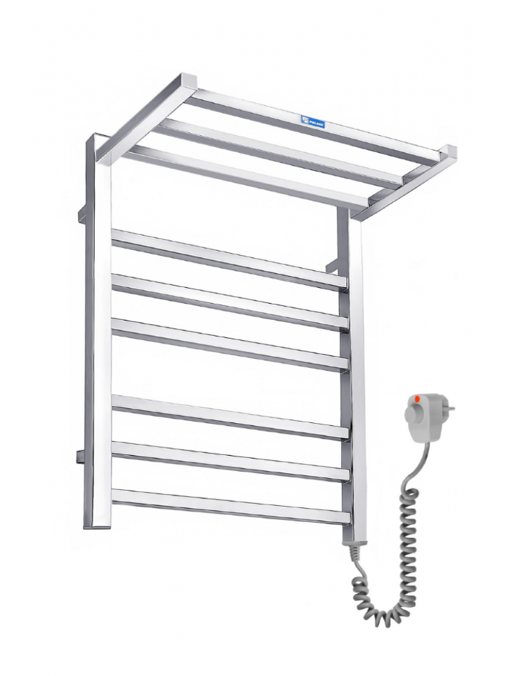 Полотенцесушитель Paladii Грация с полкой електро 700х500 ГРе001PR