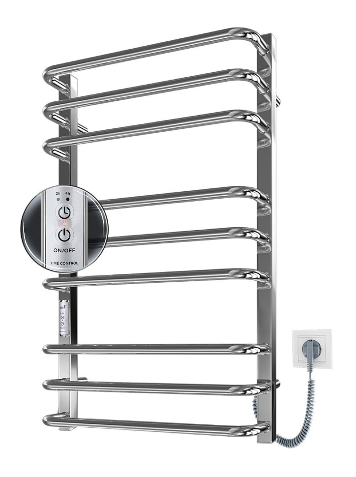 Полотенцесушитель Mario Премиум Стандарт-IТ 800х500/170 с таймером